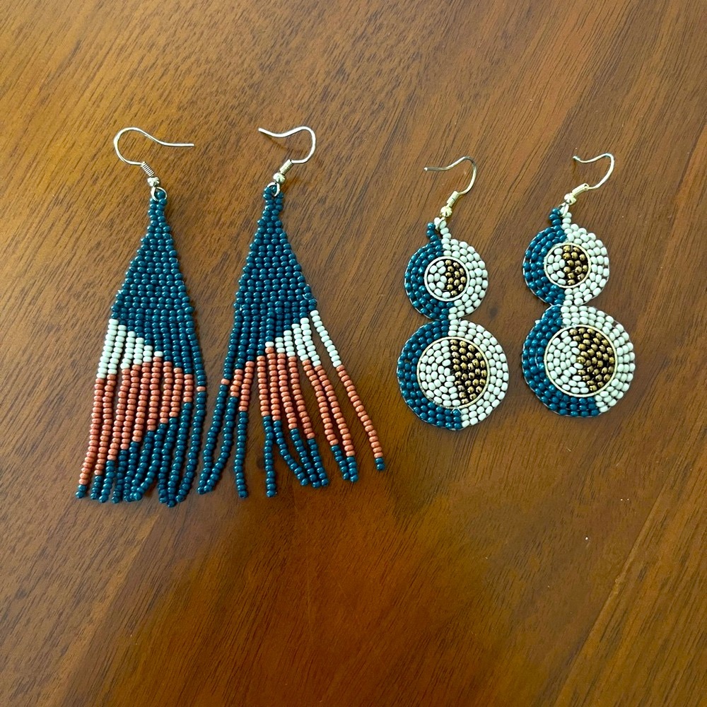 2 for 1 INK & ALLOY Earrings like new!